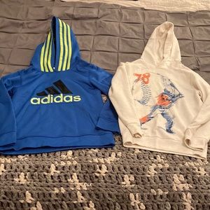 Bundle of boys hoodies